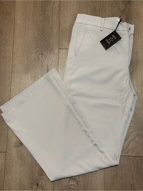 NWT Area Stars White Flare Slacks Size Small